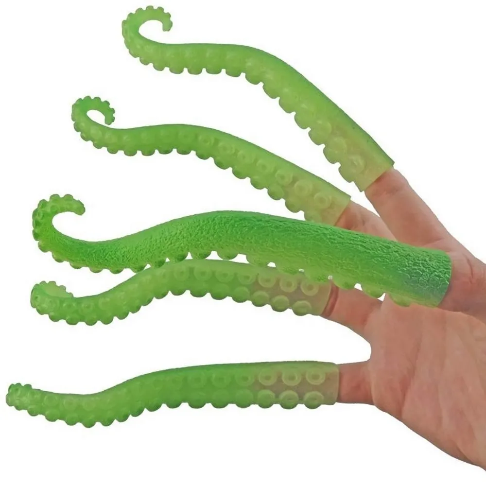 Glow in the Dark Tentacle Finger Puppet