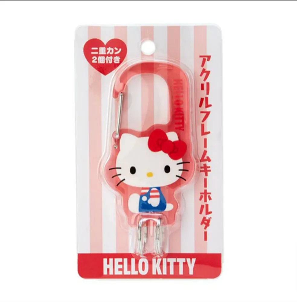 Hello Kitty Sanrio Acrylic Clip Key Ring