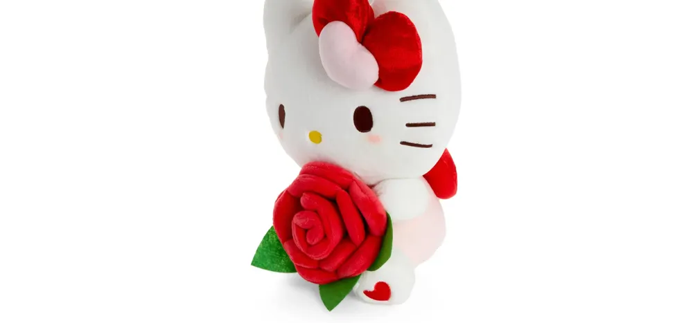 Heart & Rose Hello Kitty 12 inch Plush