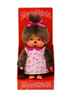 Monchhichi PopNcandy Girl with dress 8in Small Plush