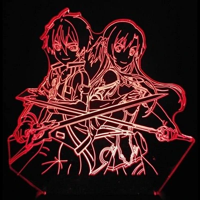 Veilleuse : Sword Art Online : Asuna et Kirito