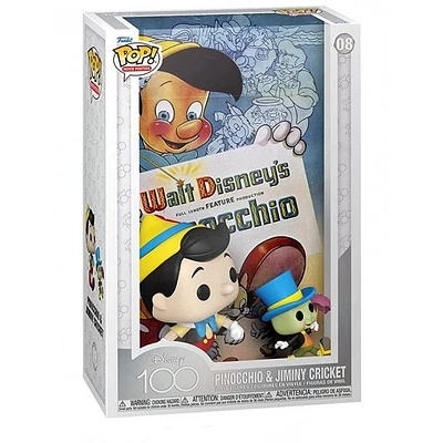 Pinocchio : Movie Poster Pinocchio & Jiminy Cricket 08