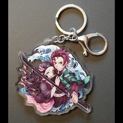 Porte-clefs : Demon Slayer : Nezuko et Tanjiro