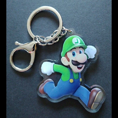 Porte-clefs : Mario : Luigi