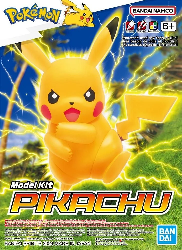 Model Kit Pokemon Pikachu Electric