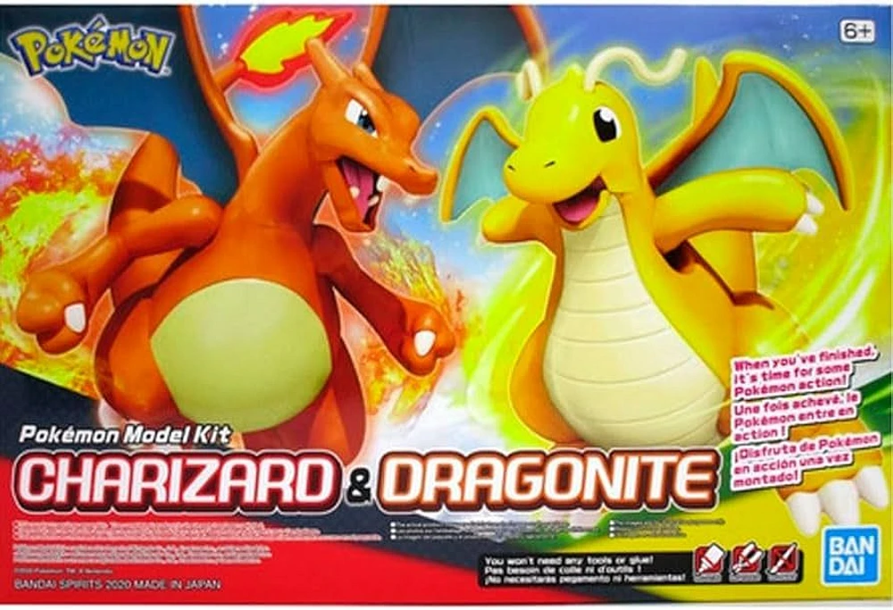 Model Kit Pokemon Charizard And Dragonite