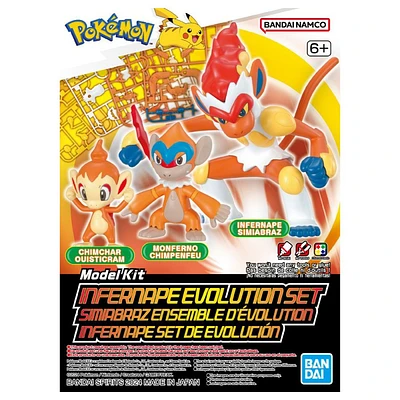 Model Kit Pokemon Infernape Evolution Set