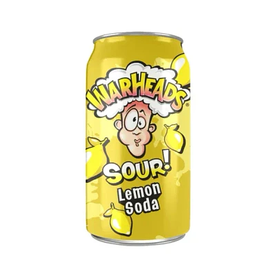 Warheads Sour Lemon Soda 355ml