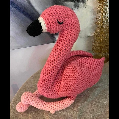 Crochet Flamant Rose