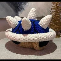 Crochet Carapace Bleu