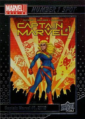 *J100 2019-20 Marvel UDeck Captain Marvel no.1 spot