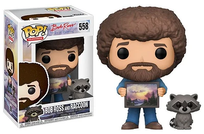 Dk91 Bob Ross And Raccoon 558