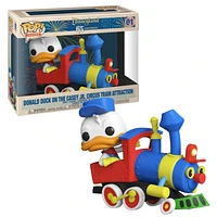 Ck80 Donald Duck On The Casey Jr. Circus Train Attraction 01