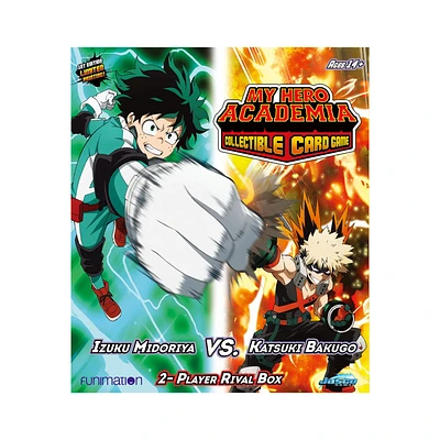 MHA Collectible Card Game Izuku Midoriya VS Katsuki Bakugo 2-Player Rival Box