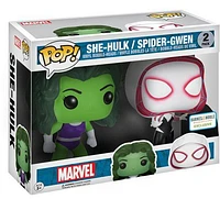 She-Hulk : At1394 She-Hulk / Spider-Gwen 2 Pack B&N