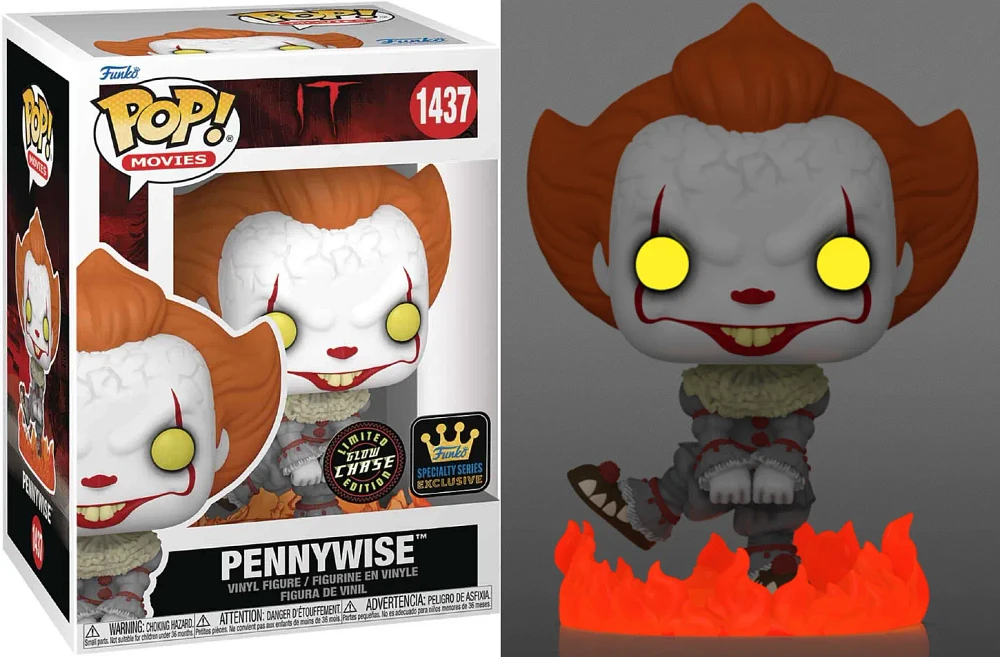 Ee8 Glow Chase Pennywise Funko Excl. 1437