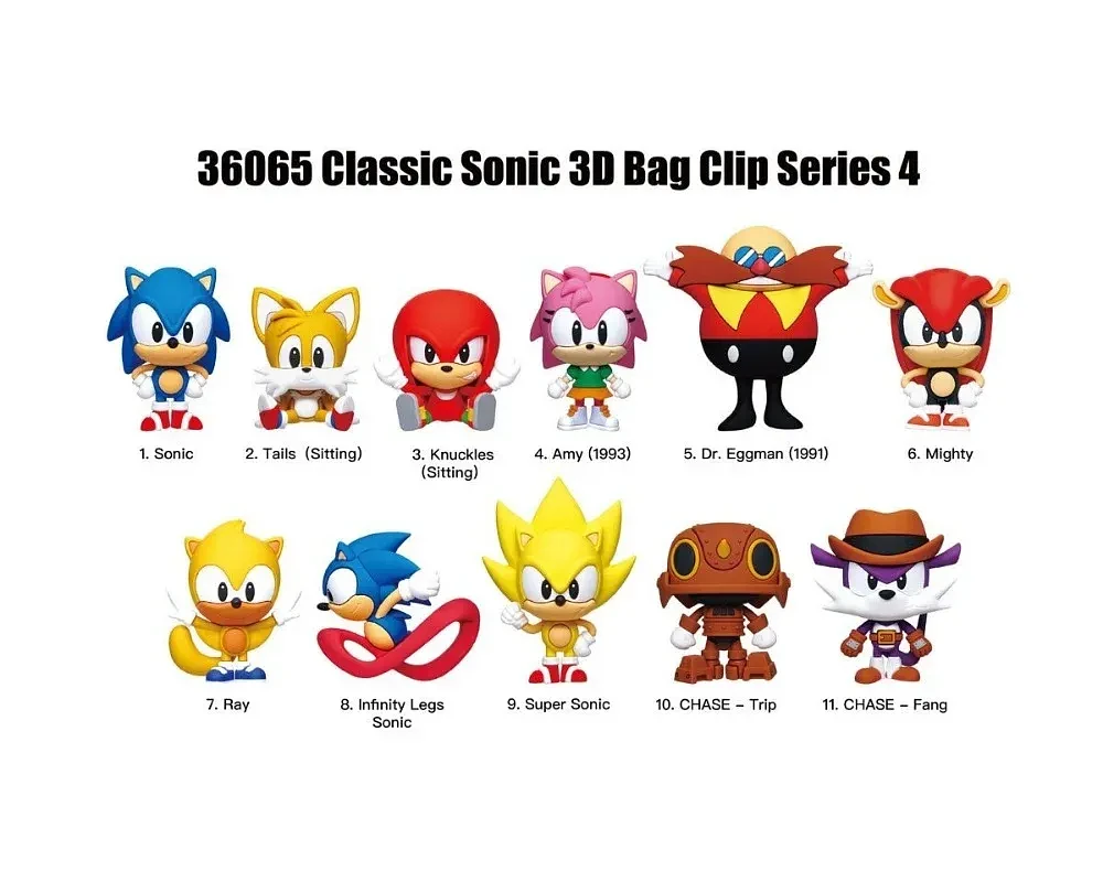 BAG CLIP Sonic The Hedgehog Series 4