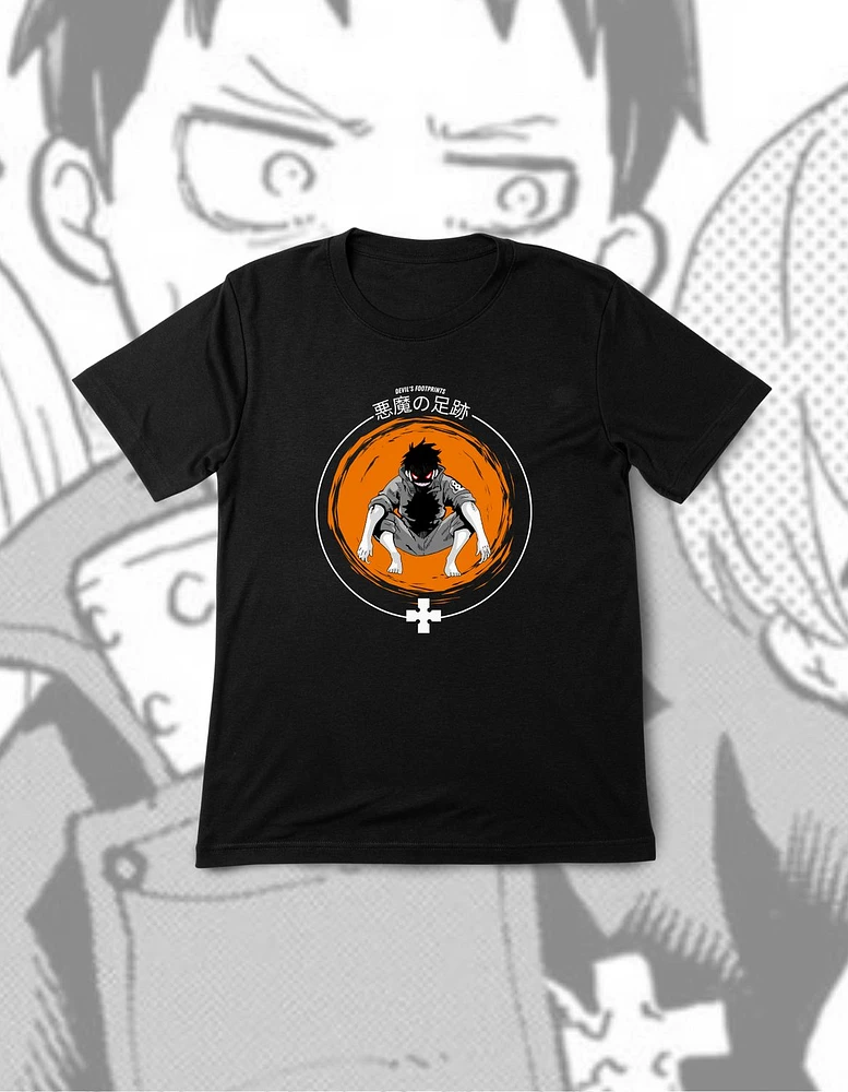 Anime Dream - T-Shirt - Fire Force - Devil's Footprints