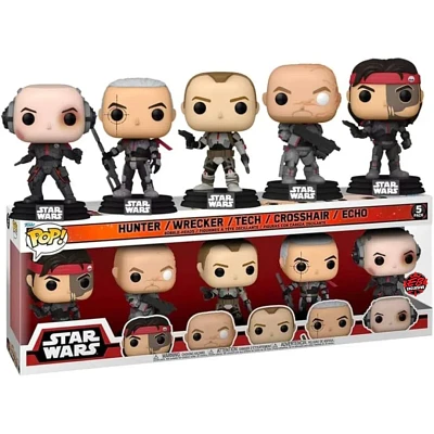 Star wars : Ct1329 Hunter/Wrecker/Tech/Crosshair/Echo 5 Pack