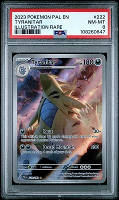 *A328 Tyranitar 222/193 PSA 8 Slab