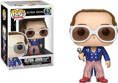 Elton John : EX85 Elton John Red, White & Blue 63