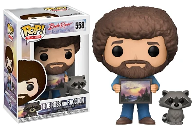 Bob Ross : ES107 Bob Ross and Raccoon 558