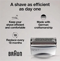 Braun 70S  Series 7 Foil and Cutter Replacement Head, Silver