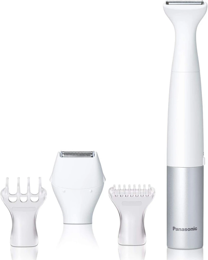 Panasonic Bikini Trimmer and Shaver, White, ES-WV60-S