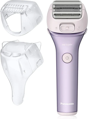 Panasonic Close Curves Wet-Dry Ladies Shaver with Bikini Attachment, Purple, ES-WL80-V