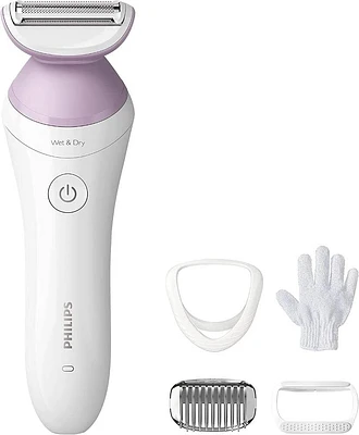 Philips Lady Shaver Series 6000 Wet-Dry Use 4 Accessories