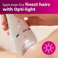 Philips Wet & Dry Epilator Series 8000 - 8 attachments