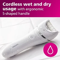 Philips Wet & Dry Epilator Series 8000 - 8 attachments