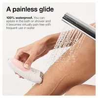 Braun Epilator Silk-épil 5 SES 5-620 Wet & Dry Use Epilator for Women, 6 Piece Set, White/Pink