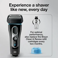 Braun Series 5 52B Electric Shaver Head Replacement Cassette, Black