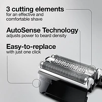 Braun Series 5 52B Electric Shaver Head Replacement Cassette, Black
