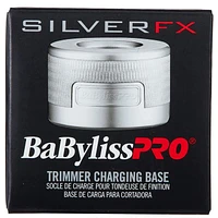 BaBylissPRO  FX787 Metal Outlining Trimmer Charging Base , Silver