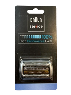 Braun 94M Series 9 Pro Electric Shaver Replacement Foil and Cutter, Matte Silver