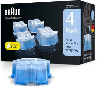 Braun Clean & Renew Refill Cartridges for Clean & Charge Systems 4pk (CCR4)
