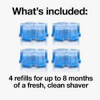 Braun Clean & Renew Refill Cartridges for Clean & Charge Systems 4pk (CCR4)