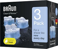 Braun Clean & Renew Refill Cartridges for Clean & Charge Systems 3pk (CCR3)