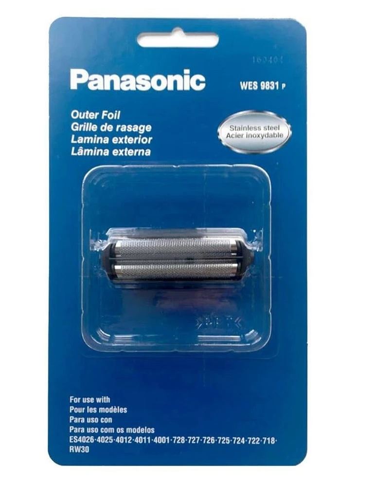 Panasonic WES9831P Outer Foil Replacement for Shaver Models ES4815 ES805 & Others (Black)
