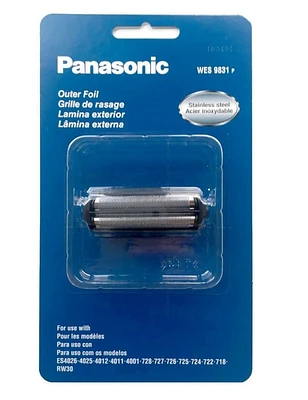 Panasonic WES9831P Outer Foil Replacement for Shaver Models ES4815 ES805 & Others (Black)
