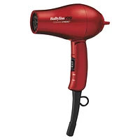 BaBylissPRO Ceramix Xtreme Travel Hairdryer, Red, BAB053C