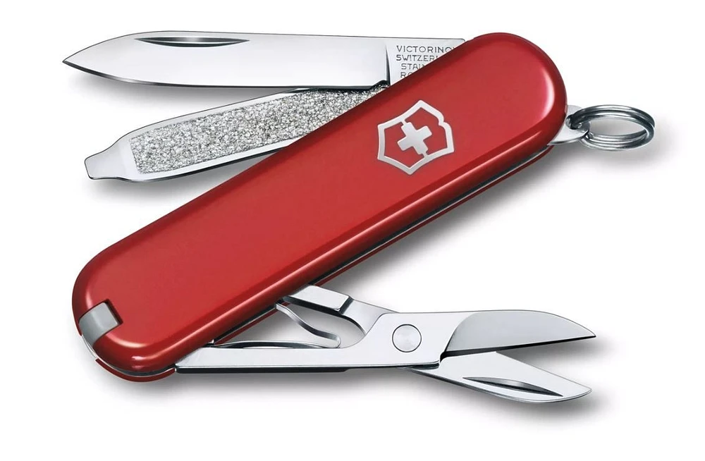 Victorinox Swiss Army Classic SD 58 mm 7 Function Pocket Knife Icon Red