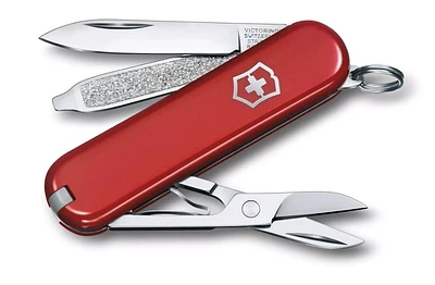 Victorinox Swiss Army Classic SD 58 mm 7 Function Pocket Knife  Icon Red