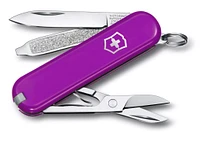 Victorinox Swiss Army Classic SD 58 mm 7 Function Small Pocket Knife - Tasty Grape Purple