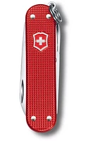 Victorinox Swiss Army Classic SD Alox 58 mm 5 Function Small Pocket Knife - Sweet Berry Red