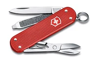 Victorinox Swiss Army Classic SD Alox 58 mm 5 Function Small Pocket Knife - Sweet Berry Red