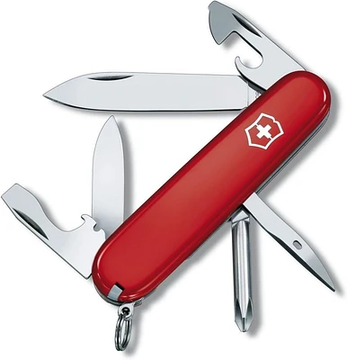 Victorinox Tinker 91mm 12 Function Swiss Army Pocket Knife- Red