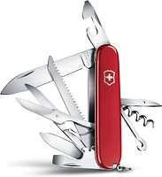 Victorinox Huntsman 91mm 15 Function Swiss Army Pocket Knife- Red- 1.3713-033-X1